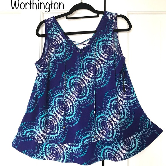 Worthington Tops - SALE✨Layered Swing Blouse✨